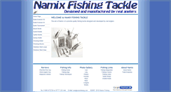 Desktop Screenshot of namixfishing.com