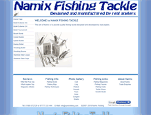 Tablet Screenshot of namixfishing.com